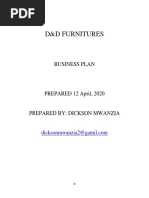 Business Plan Carpentry