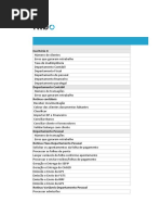 7.0 Planilha de Rotinas