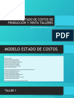 Costos y Presupuestos Conferencia 2 Talleres Estado de Costos