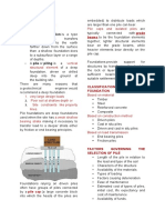 Pile Foundation Notes