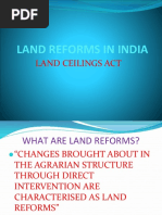 Land Reforms in India