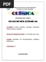 Informe de Química 4