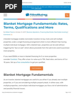 Blanket Mortgage Fundamentals