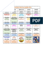 Horario 3C - Modelo 