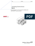 Operating Instructions RIA15: Loop-Powered 4 To 20 Ma Process Display Unit With HART® Communication