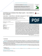 Greenhouse Gas Emissions From Ships in Ports - Case Studies in Four Continents