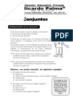 Conjuntos 1 1ero de Sec PDF