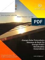 Lista de Precios On Grid Tier One Off Grid Paneles Solares Q1 Enero 2020