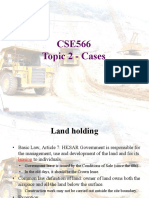 CSE566 Topic 2 - Cases