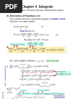 Chapter 4 Integrals: 41. Derivatives of Functions W (T)