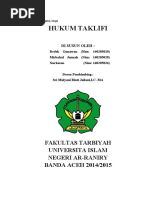 Hukum Taklifi