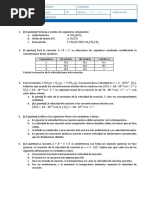 Examen Rec UD4. Cinética Química PDF