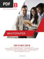 ISO 21001 - 2018 Whitepaper