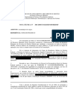 NOTA TÉCNICA 380 - 2009 - Possibilidade de Militar Inativo Acumular Os Proventos de Aposentadoria Com Remuneração de Outro Cargo Público.