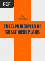 The 5 Principles of Great Meal Plans