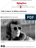 John Lennon: La Última Entrevista