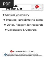 Diagnostics Product List - L-027E