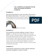 Shackle Inspecction Procedure