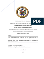 "La Sobreprotección Familiar y Su Incidencia en El Desarrollo Integral de Los Niños y Niñas Del C PDF