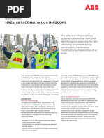 Hazards in Construction (Hazcon)