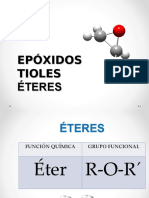 Fenol, Éteres, Epóxidos y Tioles