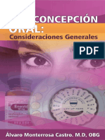 ANTICONCEPCION ORAL Consideraciones Generales PDF