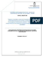 Actualización Del Programa de Tecnovigilancia en Colombia e Implementación de Los Componentes Señalización y Gestión en Tecnovigilancia PDF