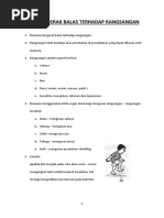 Gerak Balas Rangsangan Tahun 4 PDF