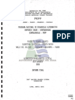 Programa Nacional de Desarrollo Alternativo Convenio Inade - Contradrogas Contradrogas - Pepp