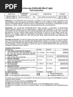 Anti-Borrelia Euroline-Rn-At (Igg) Test Instruction: Strips