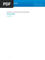 Study Guide: Salesforce Certified Platform App Builder