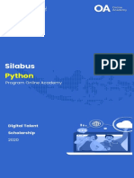 Silabus PROGRAMMING ESSENTIALS IN PYTHON OA