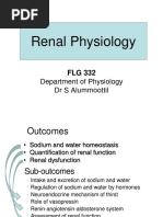 FLG 332 Renal Physiology - 1 (2019)