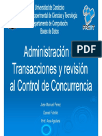 Concurrencia en Bases de Datos PDF