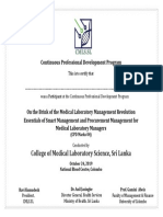 Certificate Laboratory Management