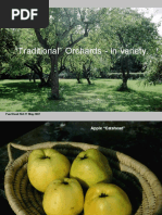 "Traditional" Orchards - in Variety.: Paul Read ISA 21 May 2007