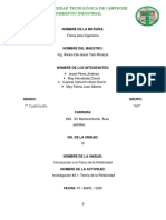 Investigación 3.1 Teoría de La Relatividad