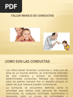 Taller de Manejo de Conductas