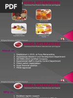 Sigma Enterprises Modern Techniques On Dehydration of Vegetables, Fruits and Spices To Making of Powder.