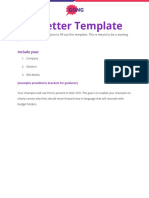 CFO Letter Template: Include Your