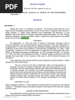 Petitioner Vs Vs Respondent: Second Division