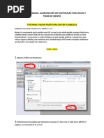 Tutorial PDF A Sibelius PDF