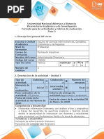 Guía de Actividades y Rúbrica de Evaluación - Paso 2 - Diagnóstico Financiero