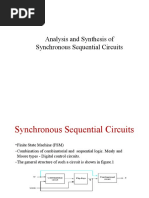 Analysis and Synthesis of Synchronous Sequential Circuits