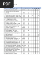 Daftar Inventaris Atk MARET 2020 NO Nama Barang Satuanstok Awal Pendistribusian 6 7 8 9