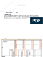 Planificación Anual de Aula 3 Años