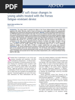 Evaluation of Soft-Tissue Changes in Young Adults Treated With The Forsus Fatigue-Resistant Device