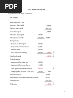 Viii - Audit of Equity PROBLEM NO. 1 - Equity Components Solution