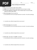 Shapes Unit Test Review Packet