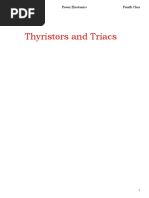 Thyristors and Triacs: DR - Arkan A.Hussein Power Electronics Fourth Class